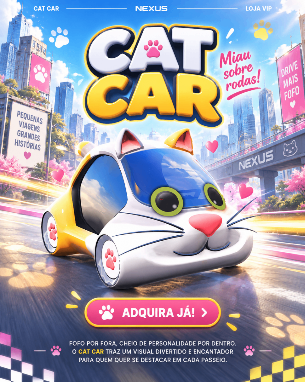 🐾 CAT CAR