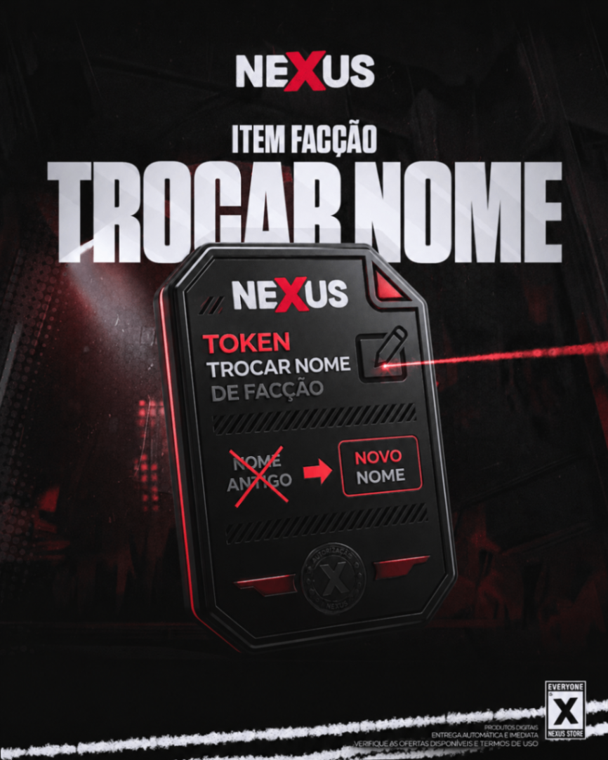 TROCAR NOME FACÇÃO